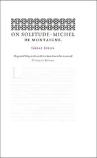 On Solitude cover