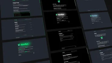 Announcing Nordlys, a minimal Astro theme preview