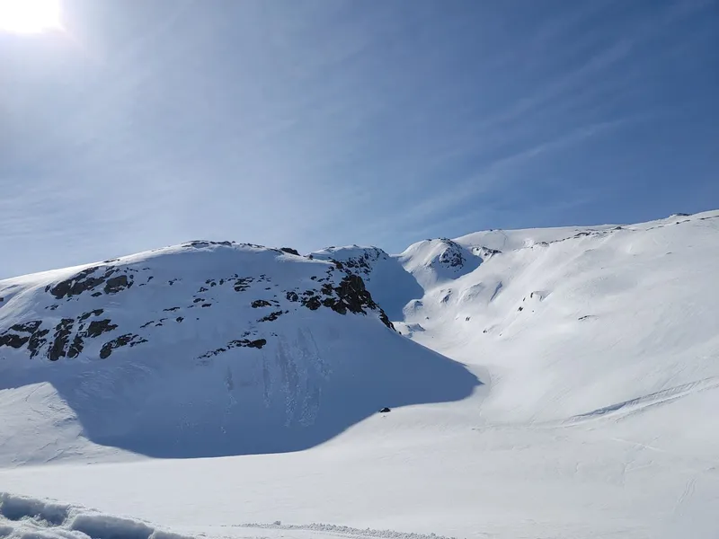 Folgefonna glacier, Hardanger, Norway. April 2022